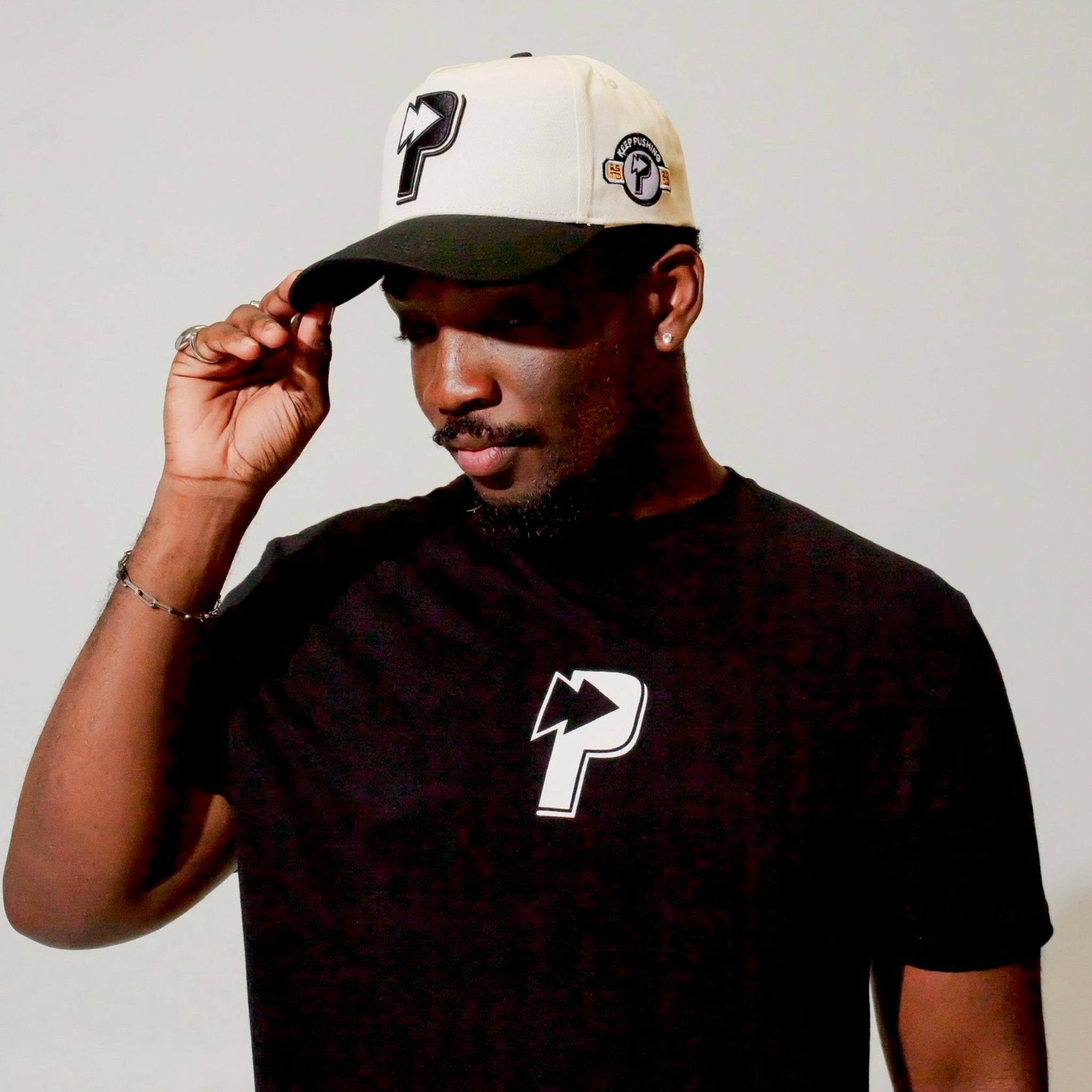 Premium “P” SnapBack Hat - Sand